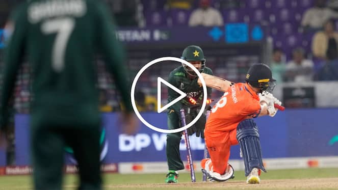 [Watch] Iftikhar Ahmed's Magical First Delivery In World Cup Cleans Up Colin Ackermann
